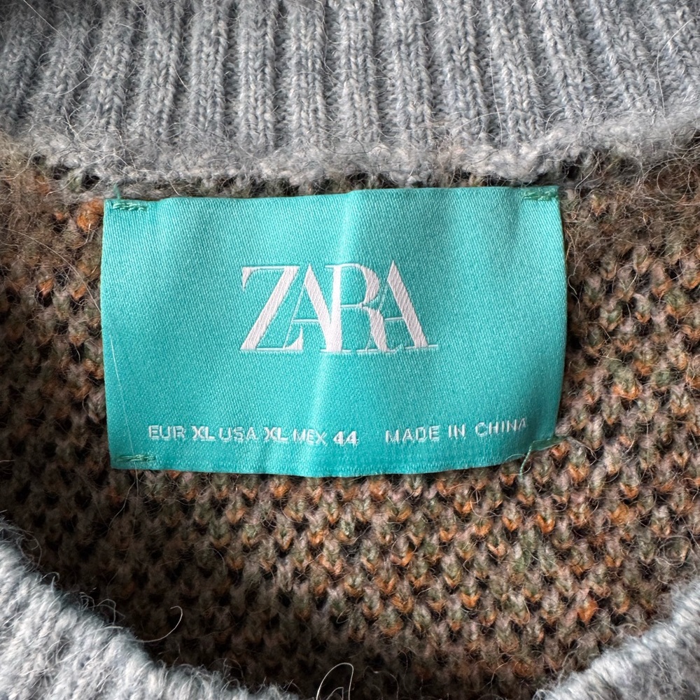 Zara JACQUARD KNIT VEST X HARRY LAMBERT Size XL - Picture 10 of 14